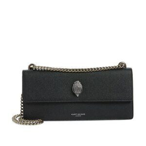 Kurt Geiger London Shoreditch Long Leather Crossbody Hand Bag Purse Handbag